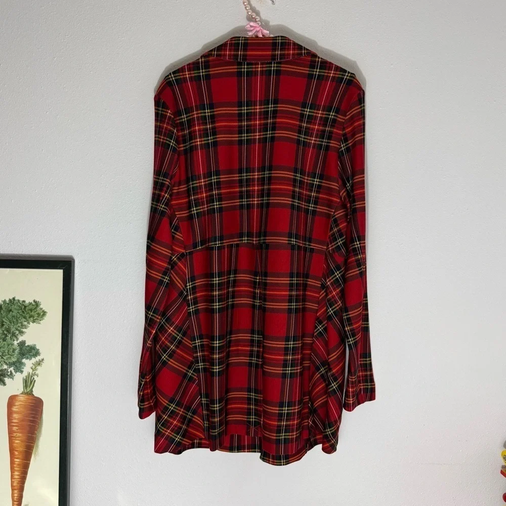 Torrid x Betsey Johnson NWT tartan plaid blazer size 1X